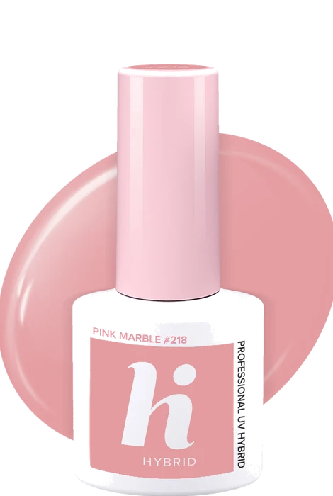 Vernis semi-permanent Hi Hybrid #218 Pink Marble · 5 ml