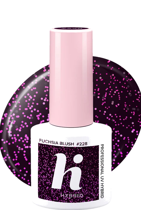 Vernis semi-permanent Hi Hybrid #228 Fuchsia Blush · 5 ml