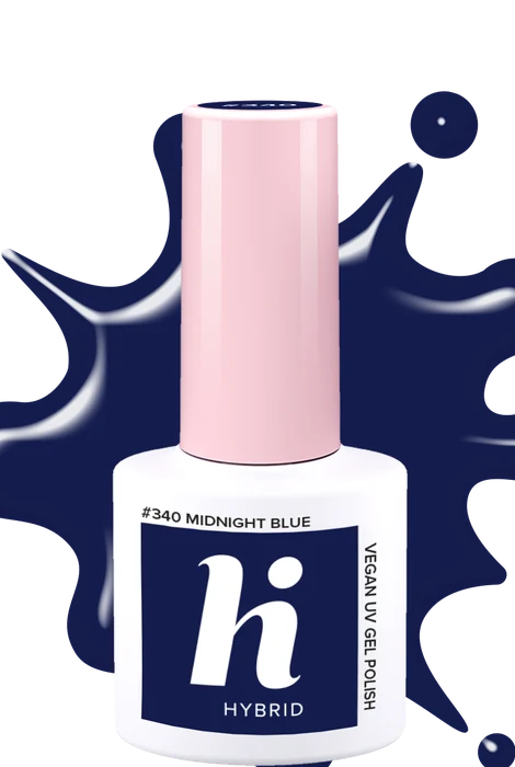 Vernis semi-permanent Hi Hybrid #340 Midnight Blue · 5 ml