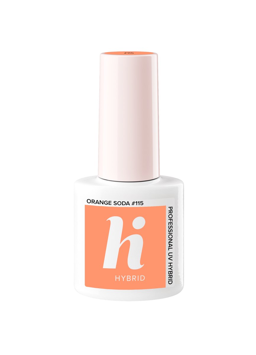 Vernis semi-permanent Hi Hybrid Orange Soda numéro 115, flacon de 5 ml