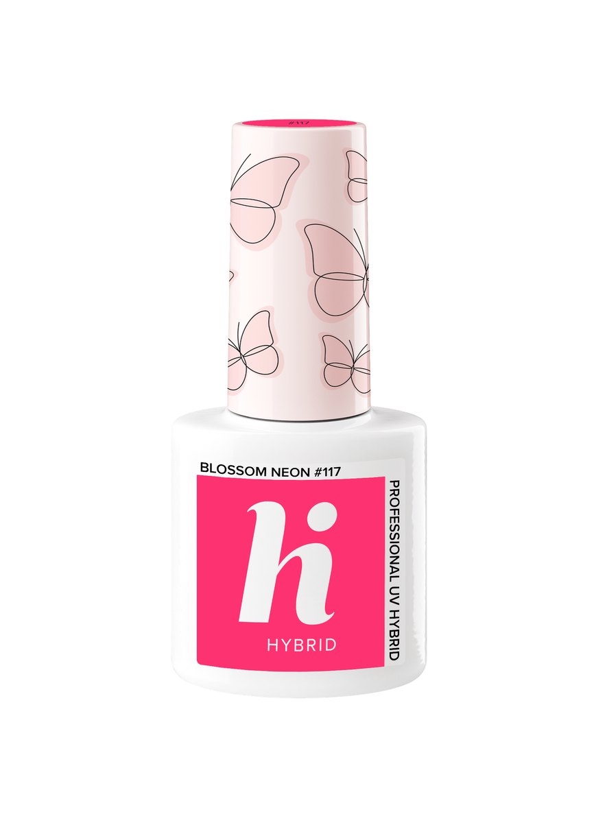 Vernis semi-permanent Hi Hybrid Blossom Neon numéro 117, flacon de 5 ml