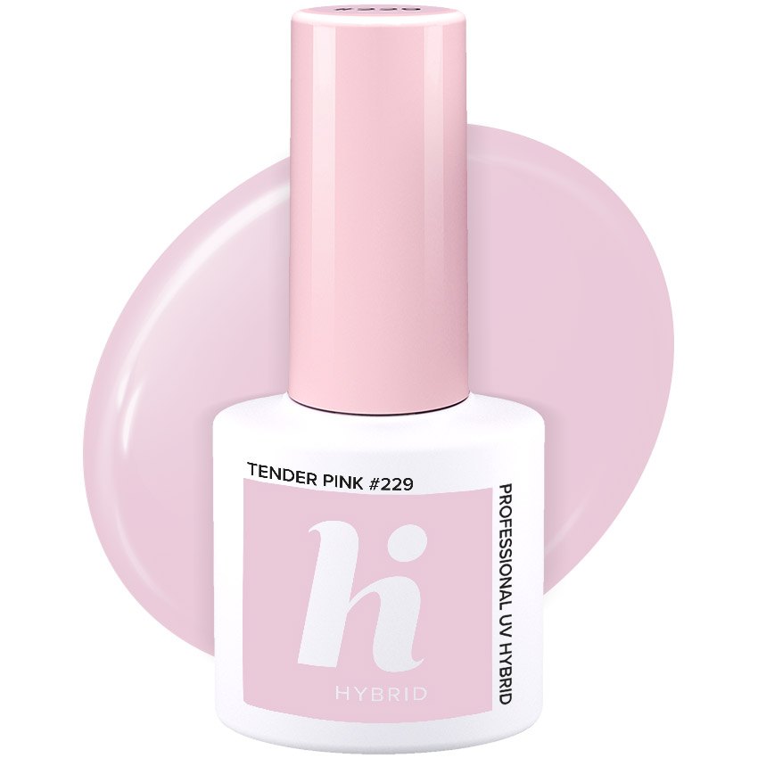Vernis semi-permanent Hi Hybrid Tender Pink numéro 229, flacon de 5 ml