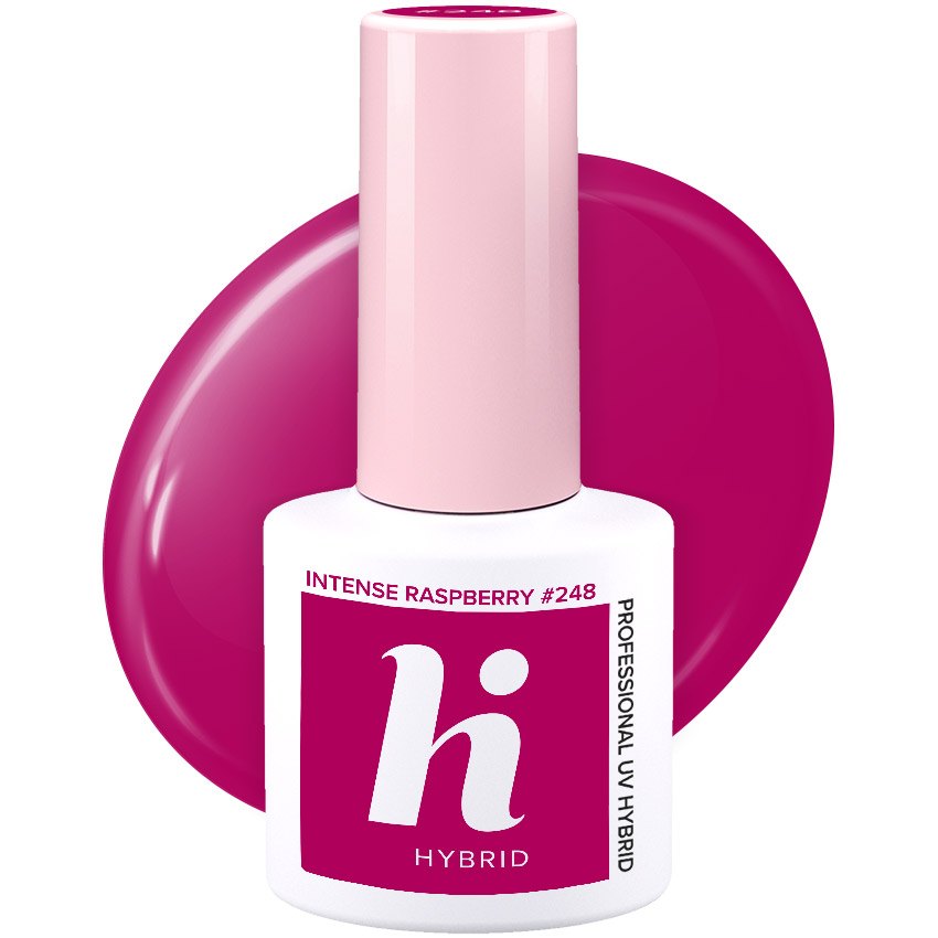 Vernis semi-permanent Hi Hybrid Intense Raspberry numéro 248, flacon de 5 ml