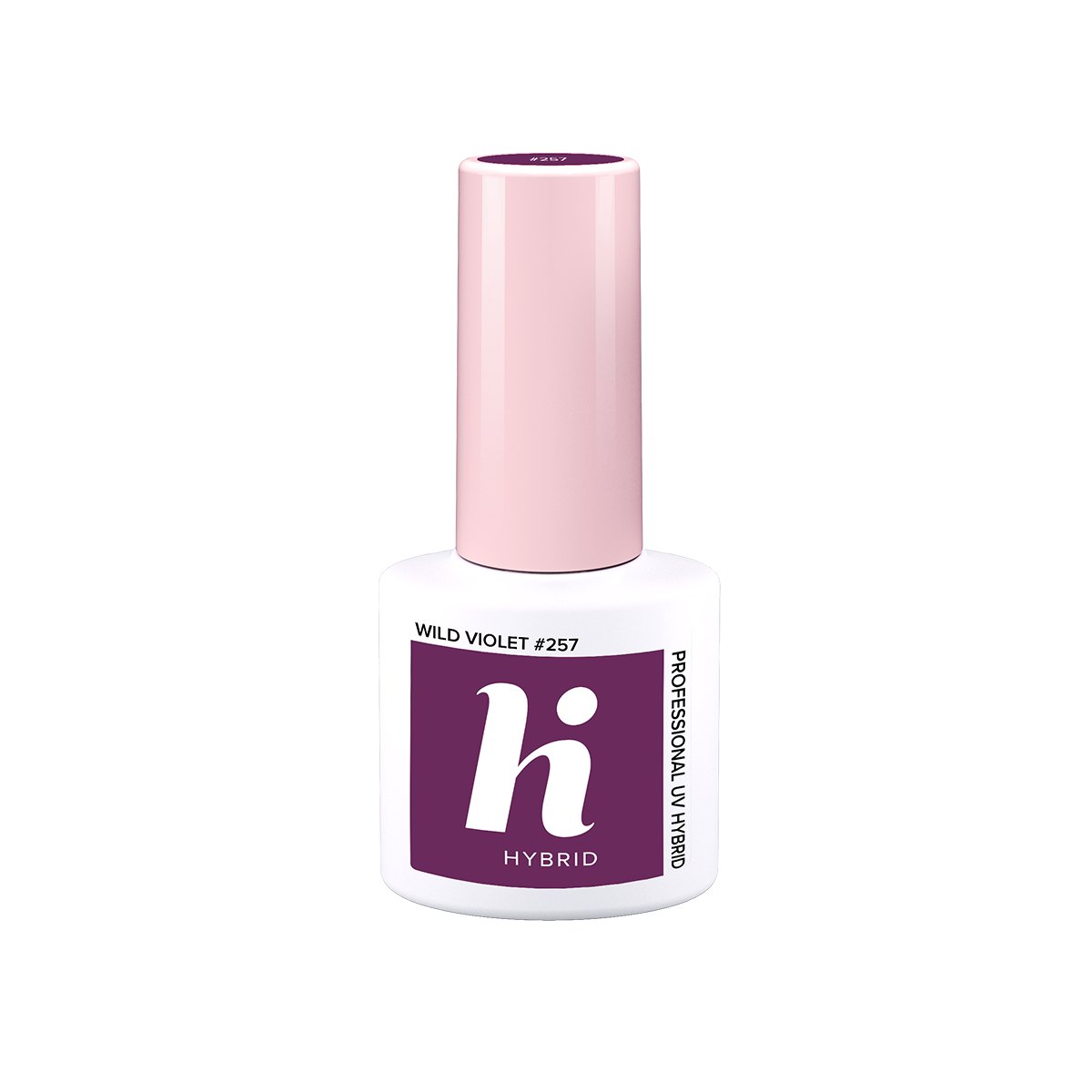 Vernis semi-permanent Hi Hybrid Wild Violet numéro 257, flacon de 5 ml