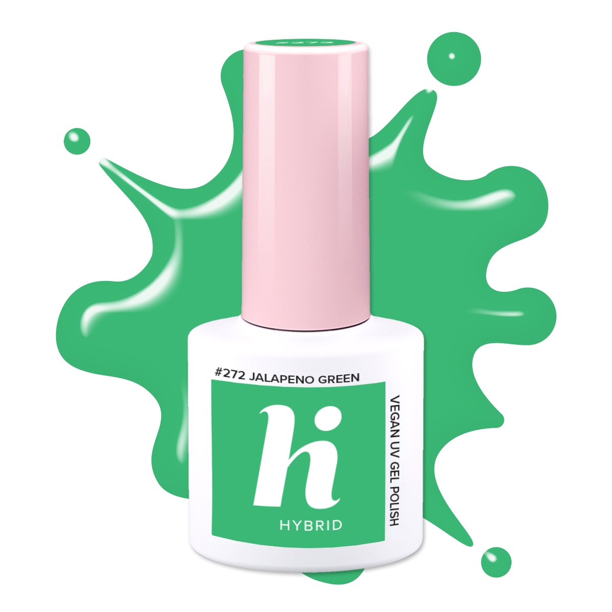 Vernis semi-permanent Hi Hybrid Jalapeno Green numéro 272, flacon de 5 ml