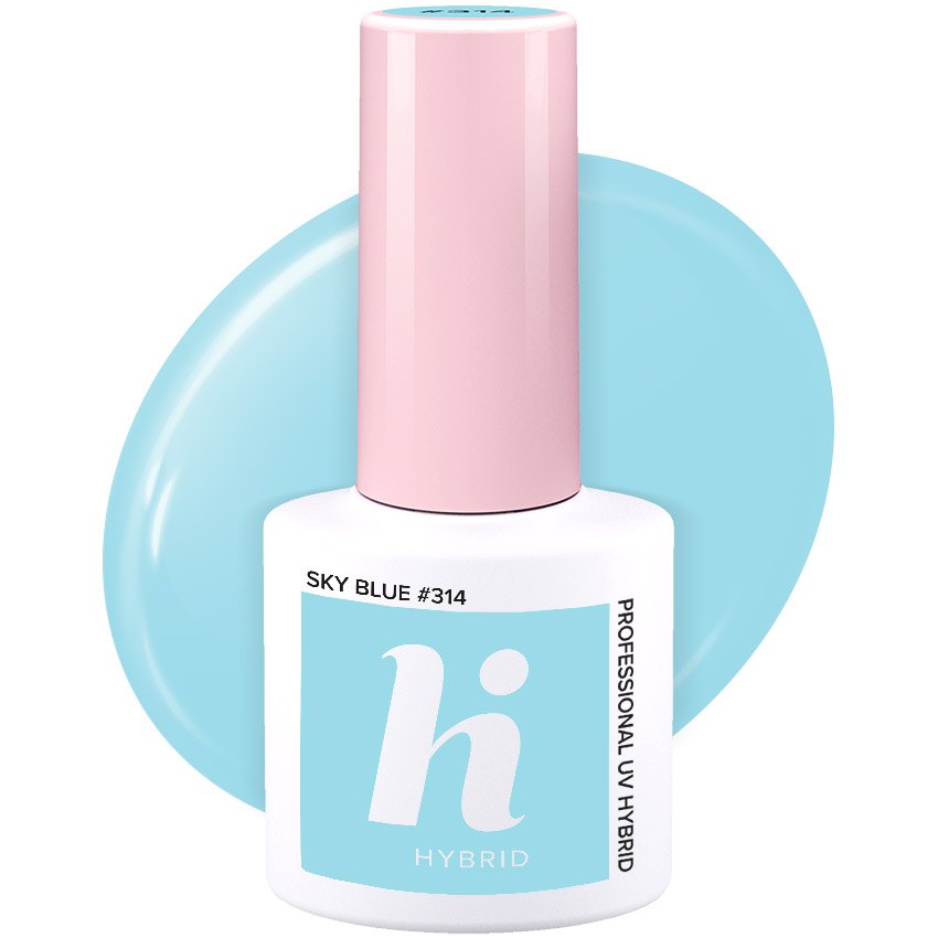 Vernis semi-permanent Hi Hybrid Sky Blue numéro 314, flacon de 5 ml