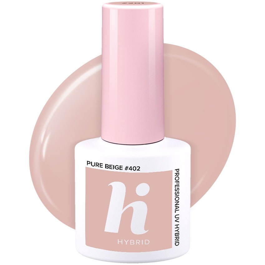 Vernis semi-permanent Hi Hybrid Pure Beige numéro 402, flacon de 5 ml
