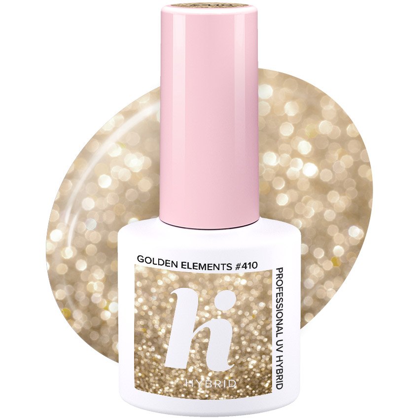 Vernis semi-permanent Hi Hybrid Golden Elements numéro 410, flacon de 5 ml