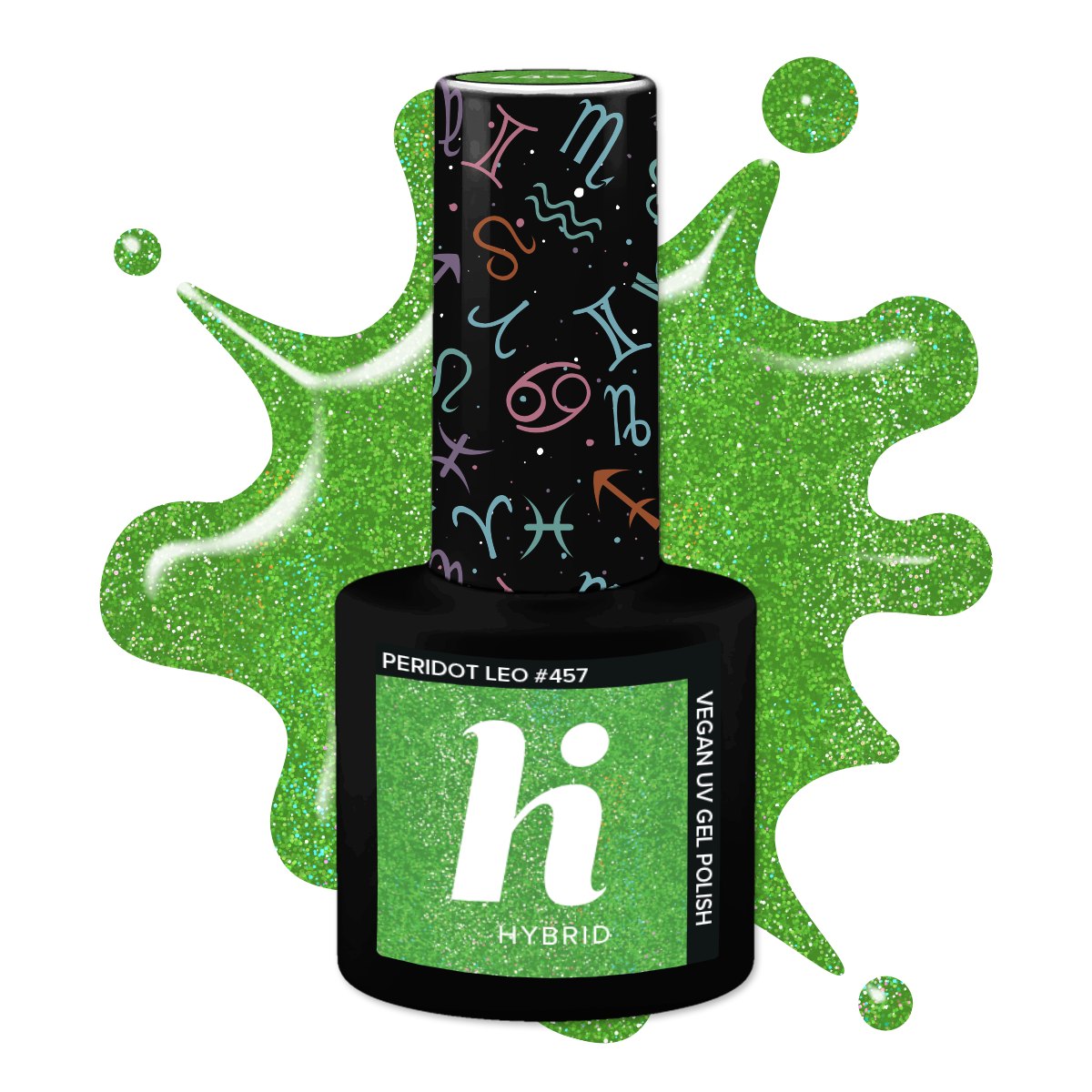 Vernis semi-permanent Hi Hybrid Peridot Leo numéro 457, flacon de 5 ml