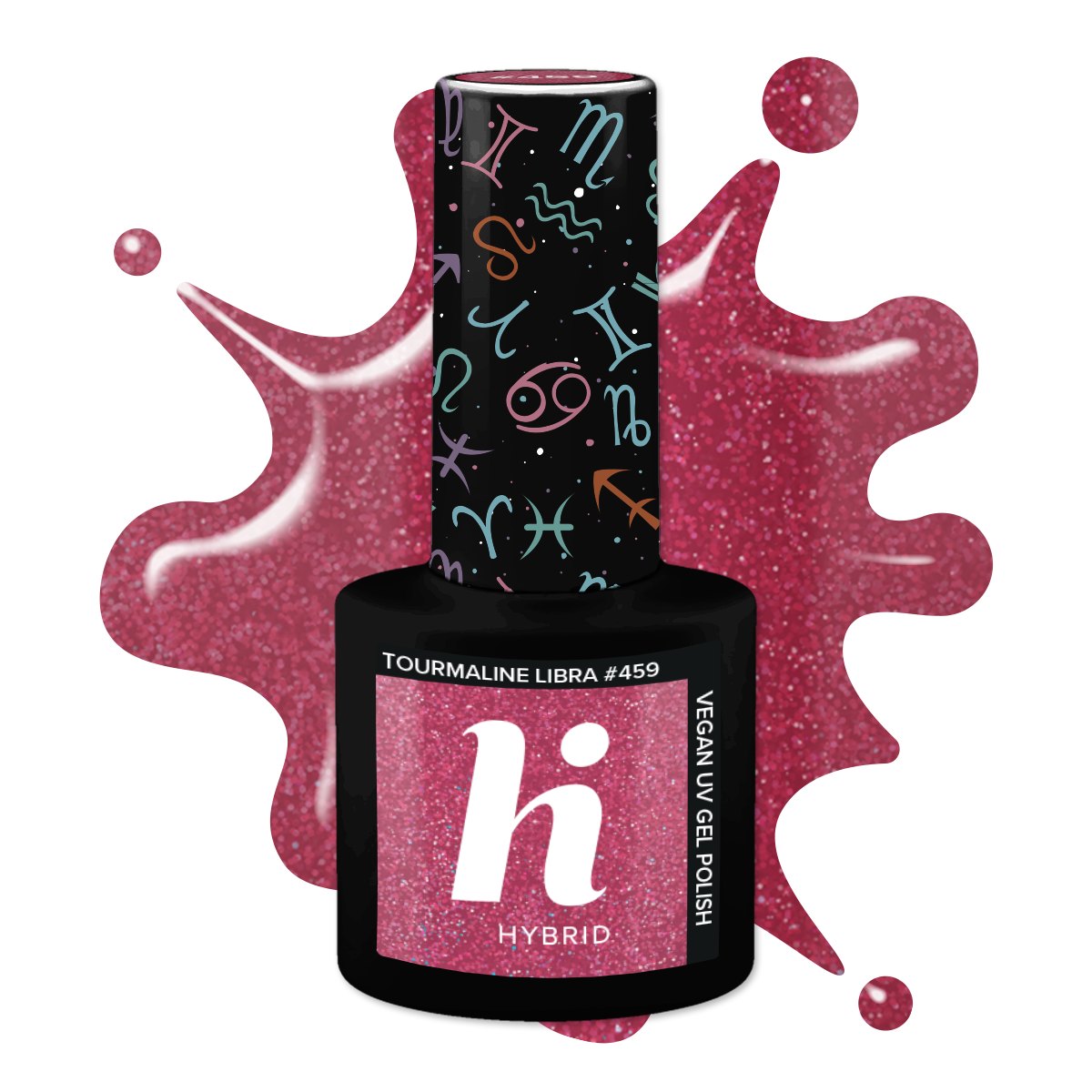 Vernis semi-permanent Hi Hybrid Tourmaline Libra numéro 459, flacon de 5 ml