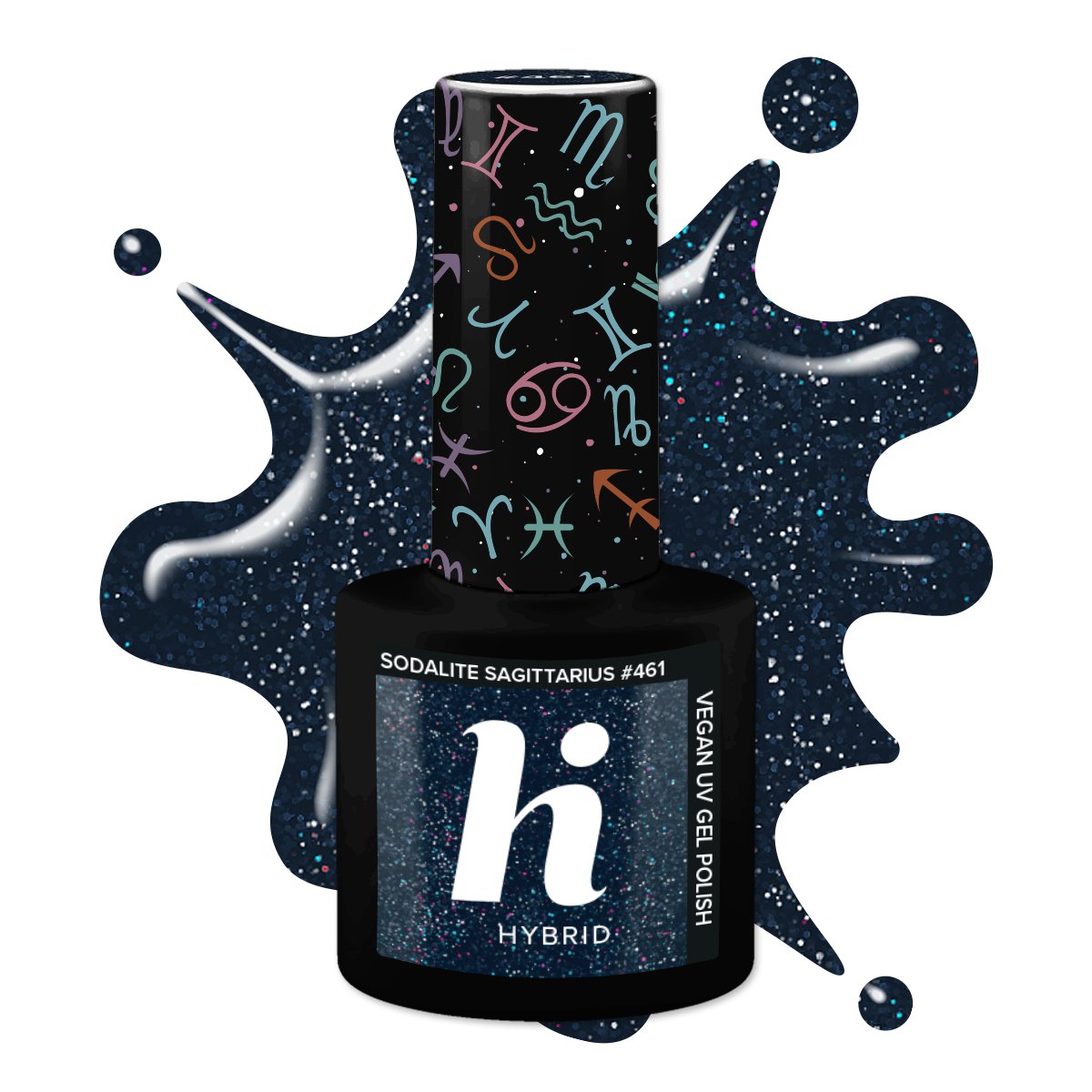 Vernis semi-permanent Hi Hybrid Sodalite Sagittarius numéro 461, flacon de 5 ml