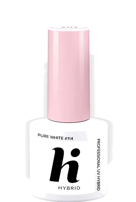 Vernis semi-permanent Hi Hybrid #114 Pure White · 5 ml