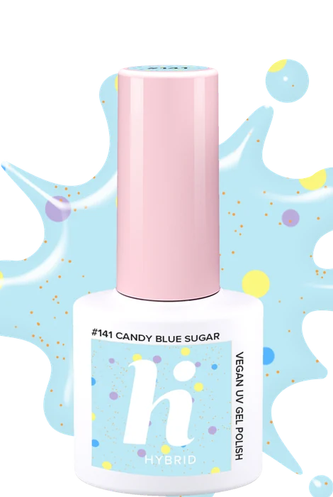Vernis semi-permanent Hi Hybrid #141 Candy Blue Sugar · 5 ml