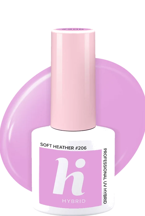 Vernis semi-permanent Hi Hybrid #206 Soft Heather · 5 ml