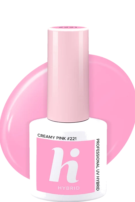 Vernis semi-permanent Hi Hybrid #221 Creamy Pink · 5 ml