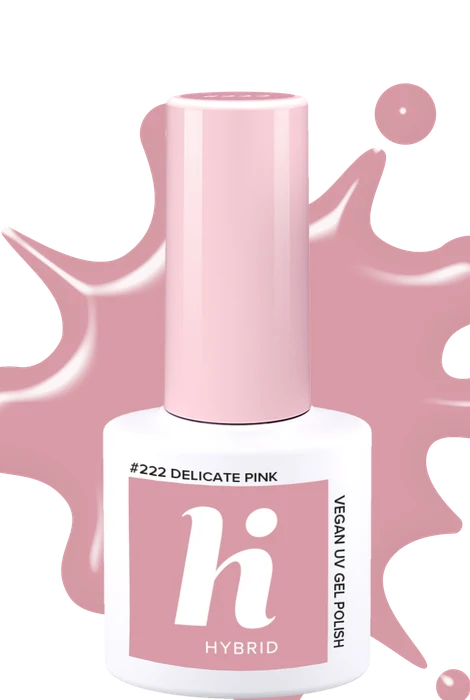 Vernis semi-permanent Hi Hybrid #222 Delicate Pink · 5 ml