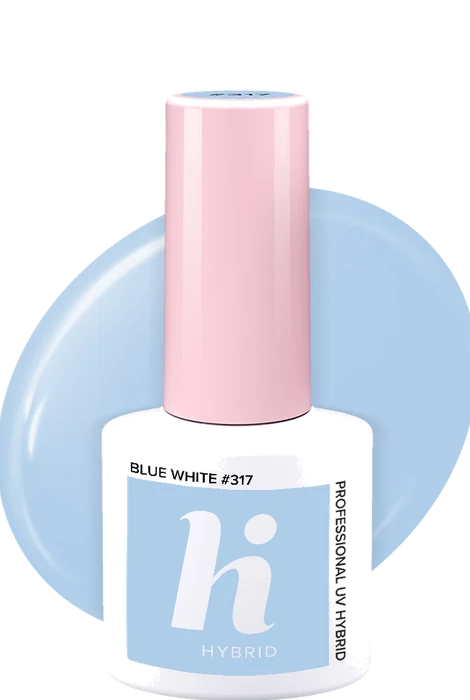 Vernis semi-permanent Hi Hybrid #317 Blue White · 5 ml