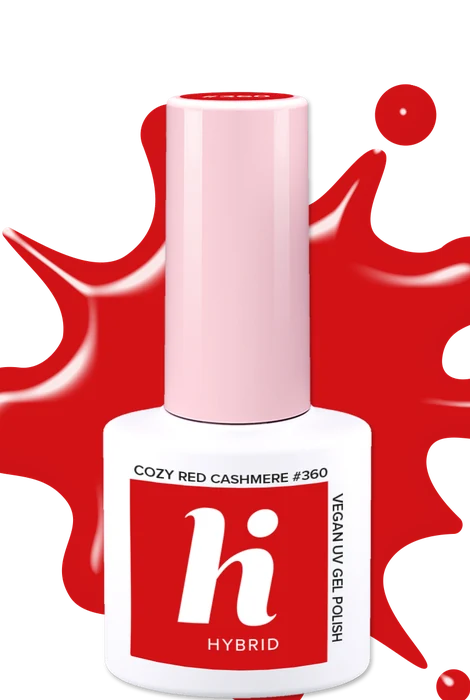 Vernis semi-permanent Hi Hybrid #360 Cozy Red Cashmere · 5 ml