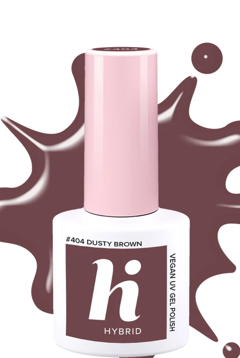 Vernis semi-permanent Hi Hybrid #404 Dusty Brown · 5 ml