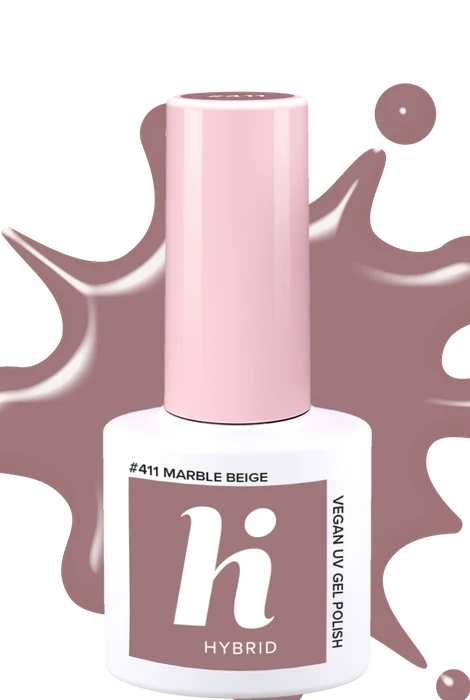 Vernis semi-permanent Hi Hybrid #411 Marble Beige · 5 ml