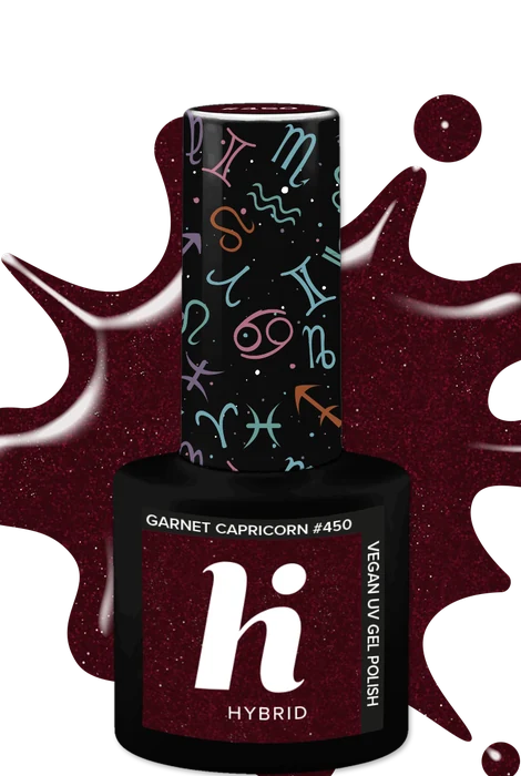 Vernis semi-permanent Hi Hybrid #450 Garnet Capricorn · 5 ml